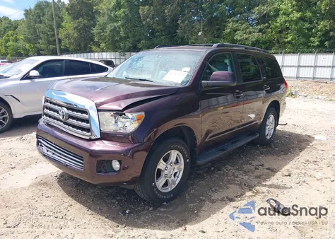 2016 Toyota Sequoia Sr5 5.7L V8 from USA, damaged, VIN 5TDBW5G13GS130395